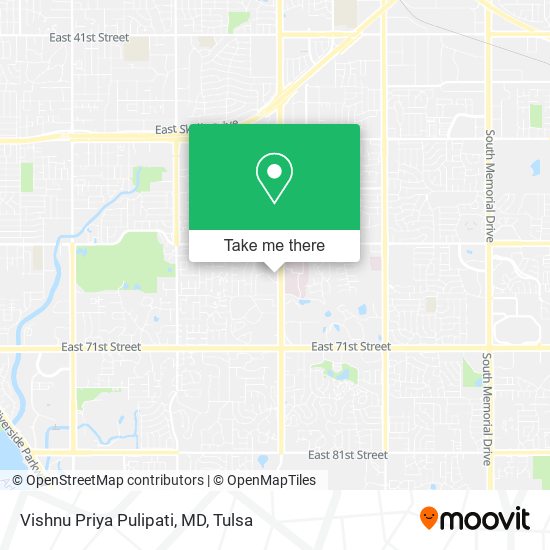 Vishnu Priya Pulipati, MD map