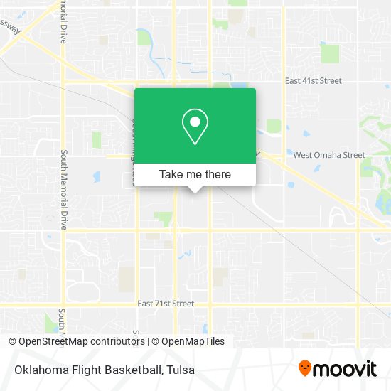 Oklahoma Flight Basketball map