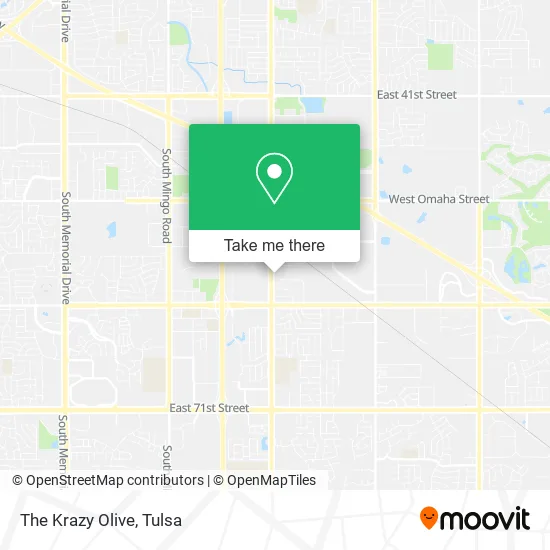 The Krazy Olive map
