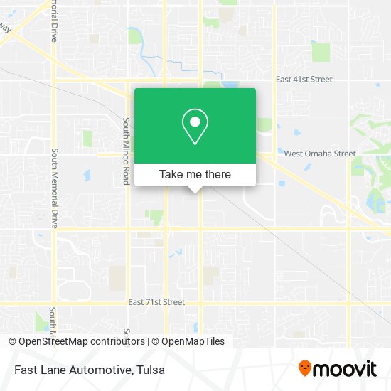 Fast Lane Automotive map