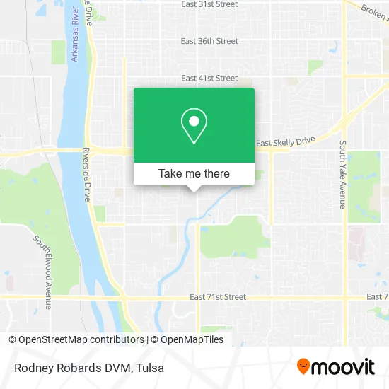 Mapa de Rodney Robards DVM