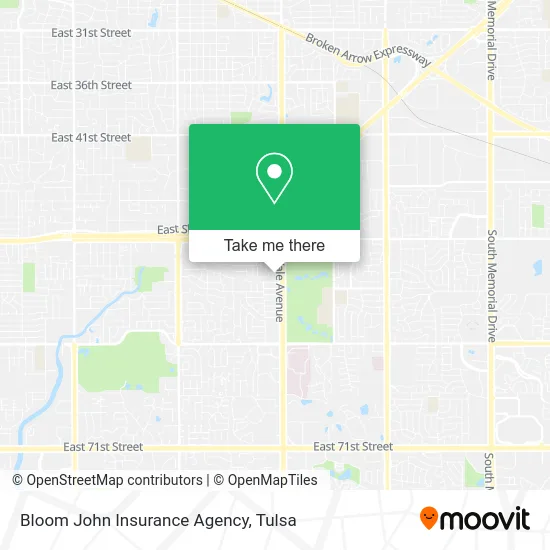Bloom John Insurance Agency map