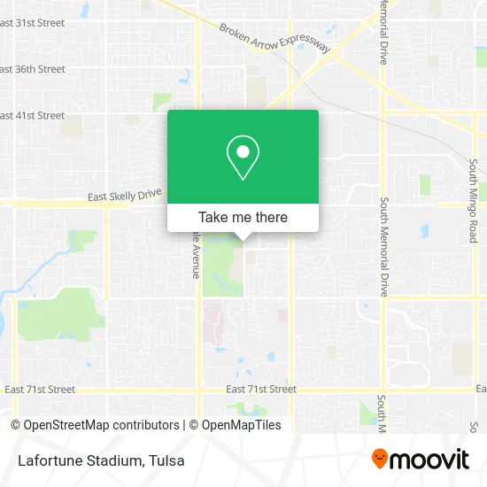 Lafortune Stadium map