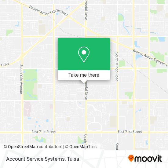 Account Service Systems map