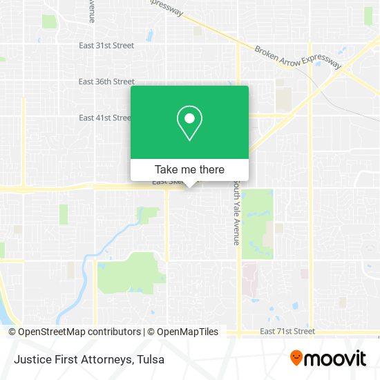 Justice First Attorneys map