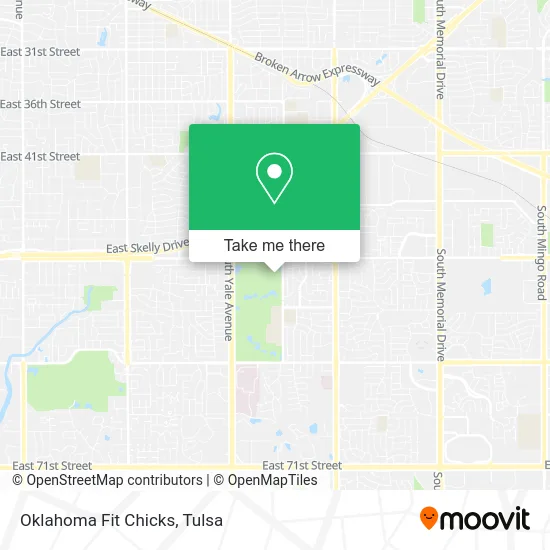 Oklahoma Fit Chicks map
