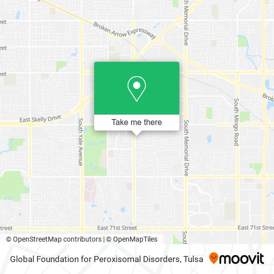 Global Foundation for Peroxisomal Disorders map