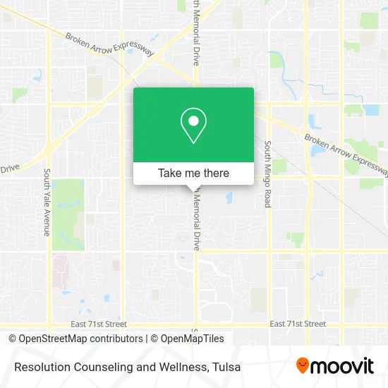 Resolution Counseling and Wellness map