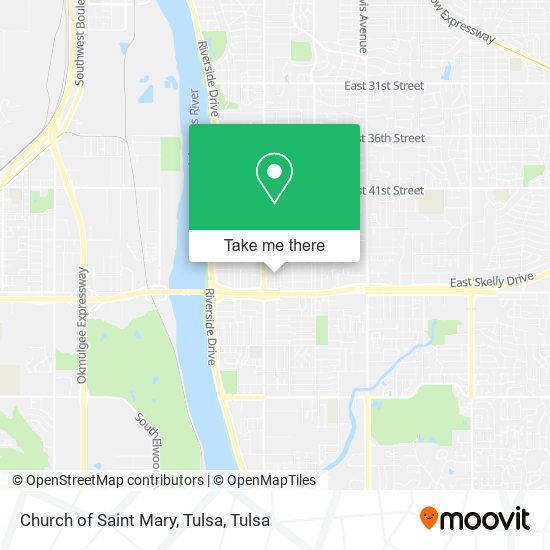 Mapa de Church of Saint Mary, Tulsa