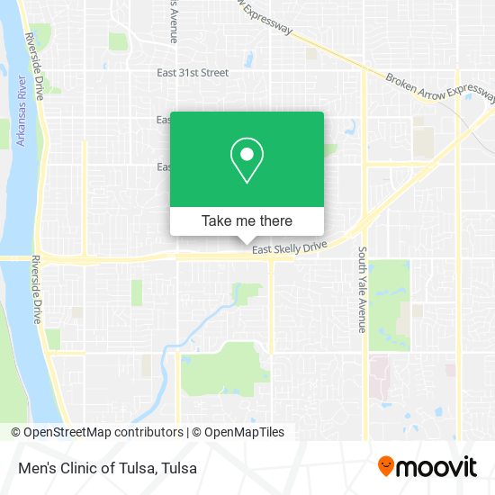 Men's Clinic of Tulsa map