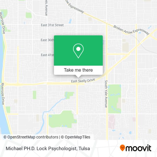 Michael PH.D. Lock Psychologist map