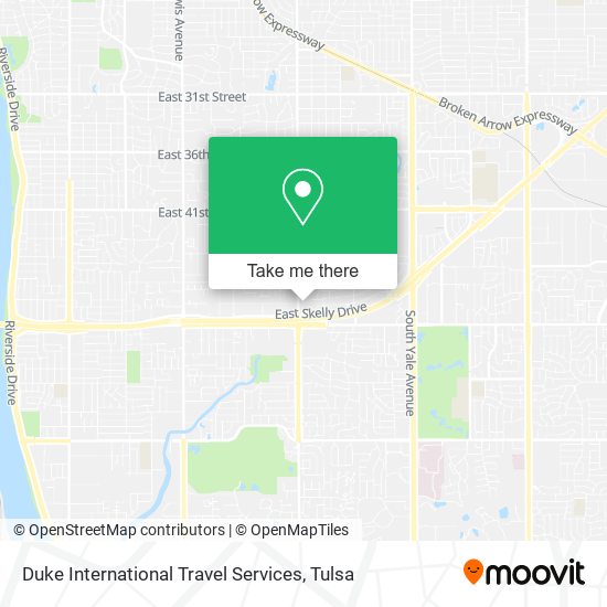 Duke International Travel Services map
