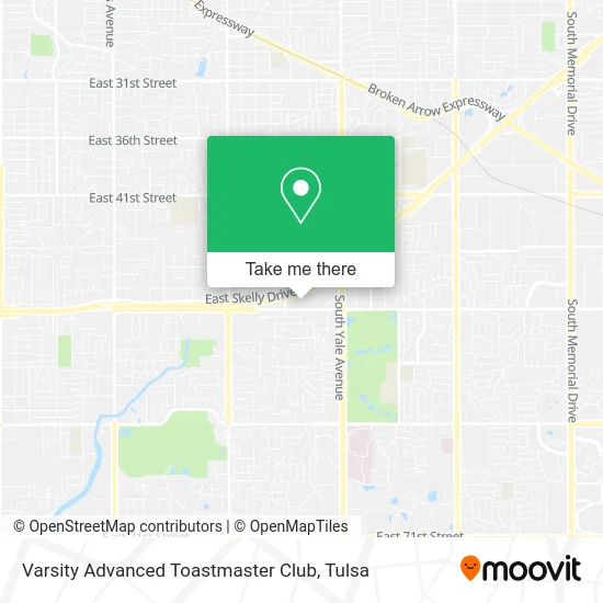 Varsity Advanced Toastmaster Club map