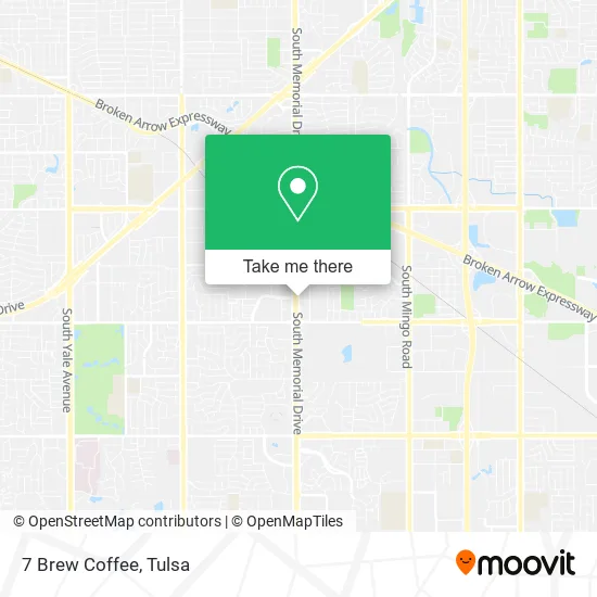 7 Brew Coffee map