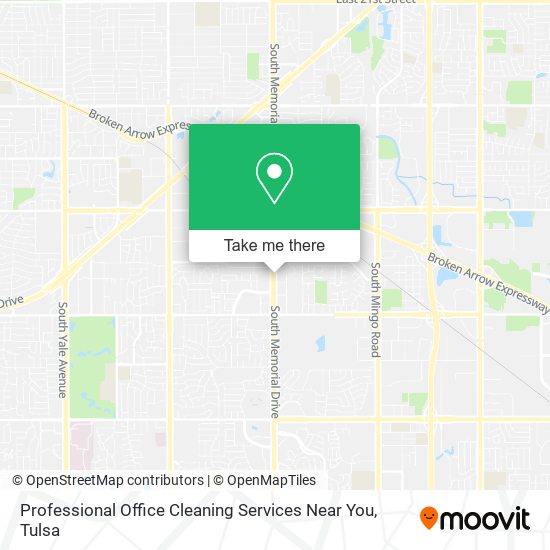 Professional Office Cleaning Services Near You map