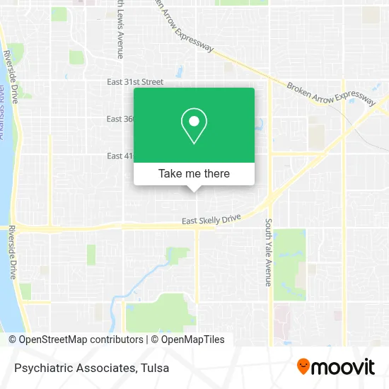 Psychiatric Associates map