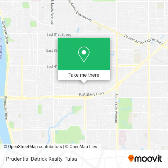 Prudential Detrick Realty map