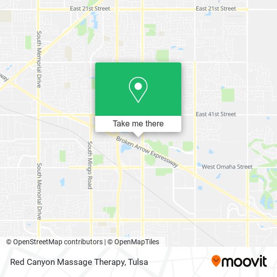 Mapa de Red Canyon Massage Therapy