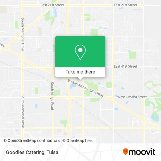 Goodies Catering map