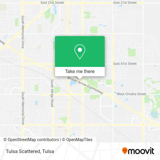 Tulsa Scattered map