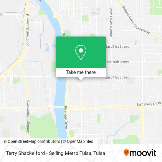 Terry Shackelford - Selling Metro Tulsa map