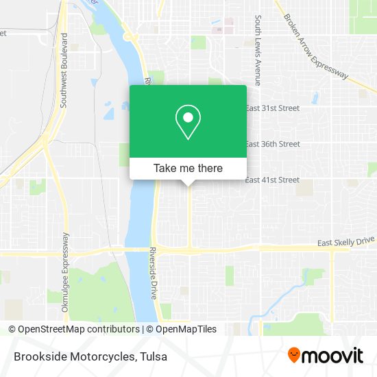 Brookside Motorcycles map