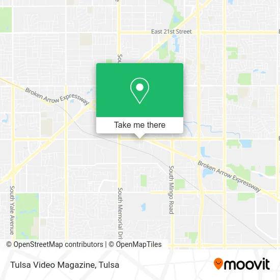 Tulsa Video Magazine map