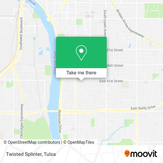 Twisted Splinter map