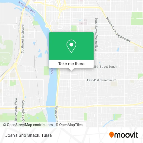 Josh's Sno Shack map