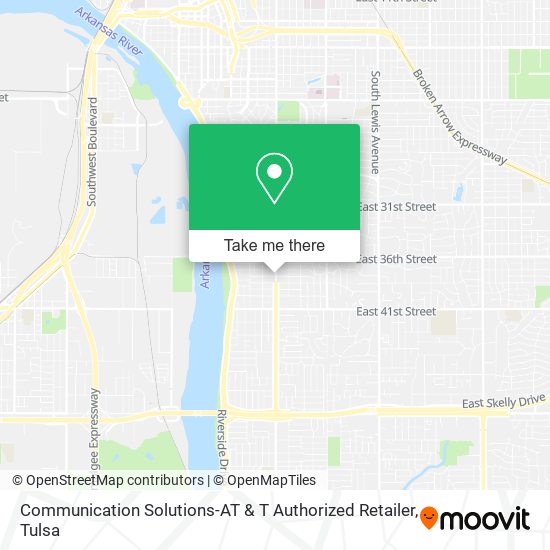 Mapa de Communication Solutions-AT & T Authorized Retailer