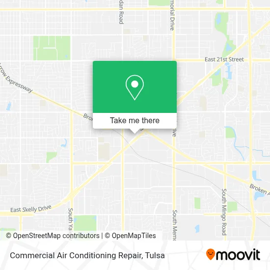 Commercial Air Conditioning Repair map