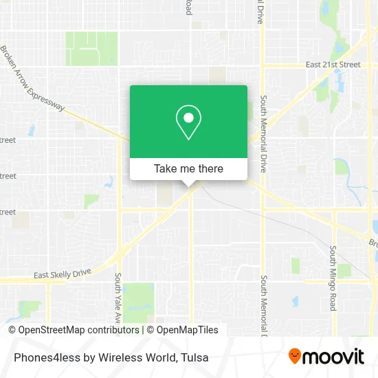 Phones4less by Wireless World map