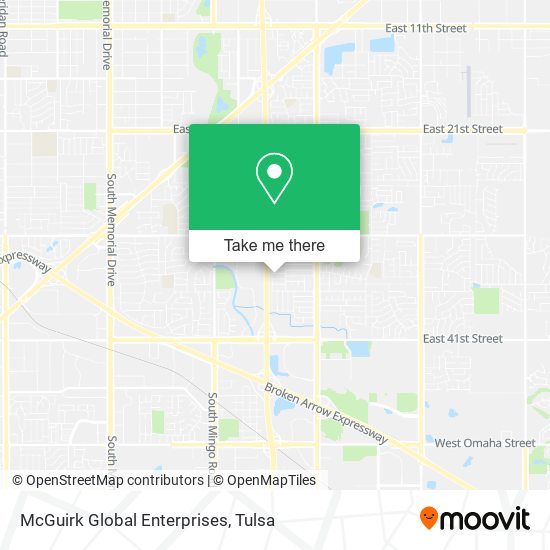 McGuirk Global Enterprises map