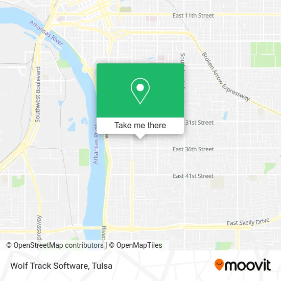 Wolf Track Software map