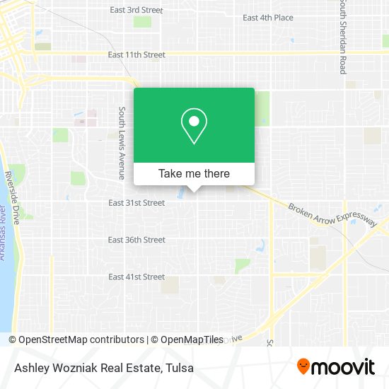 Ashley Wozniak Real Estate map