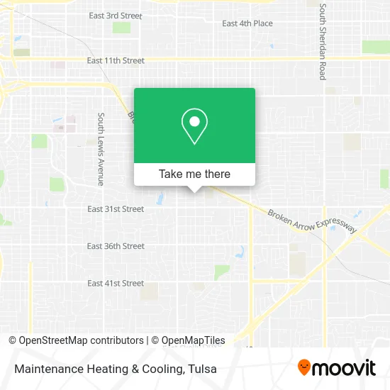 Maintenance Heating & Cooling map