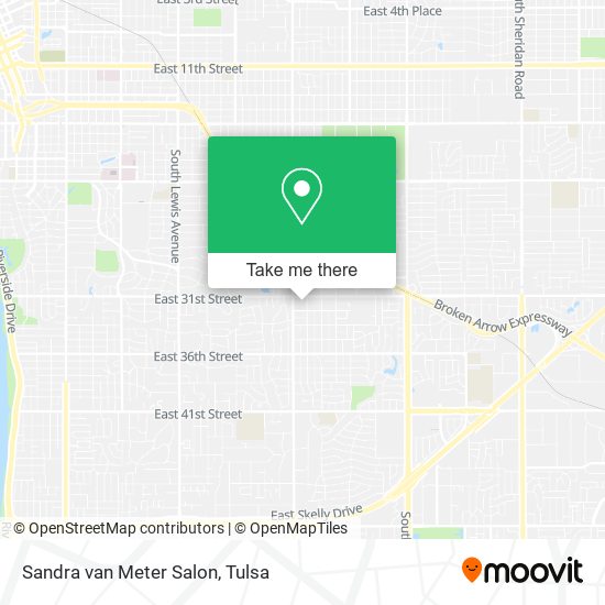Sandra van Meter Salon map