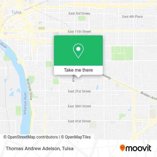 Thomas Andrew Adelson map