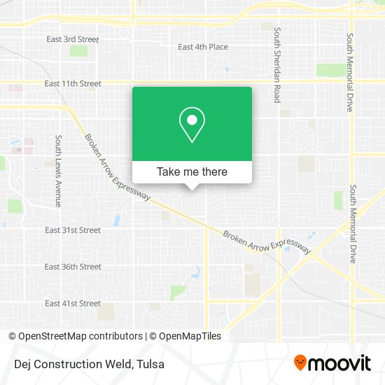 Mapa de Dej Construction Weld
