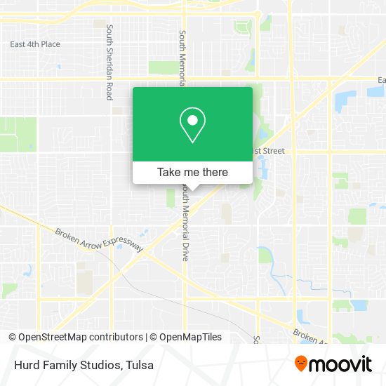 Hurd Family Studios map