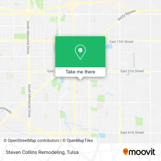 Steven Collins Remodeling map
