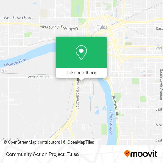 Community Action Project map