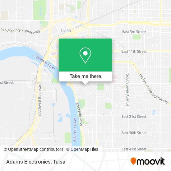 Mapa de Adams Electronics