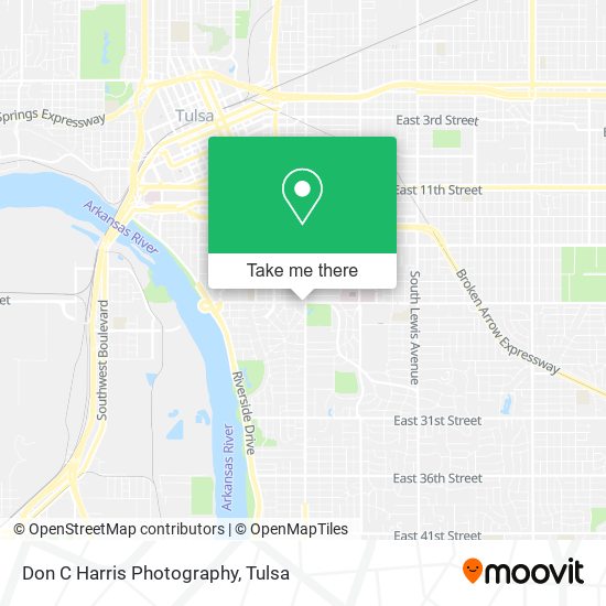 Don C Harris Photography map