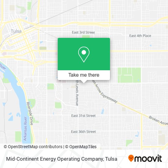 Mapa de Mid-Continent Energy Operating Company