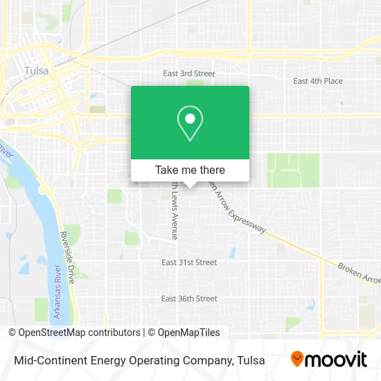 Mid-Continent Energy Operating Company map