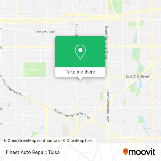 Finest Auto Repair map