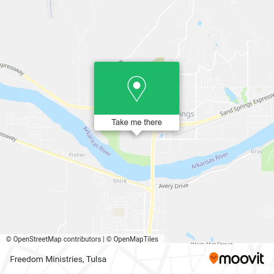 Freedom Ministries map