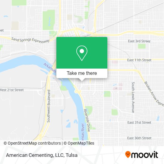 Mapa de American Cementing, LLC