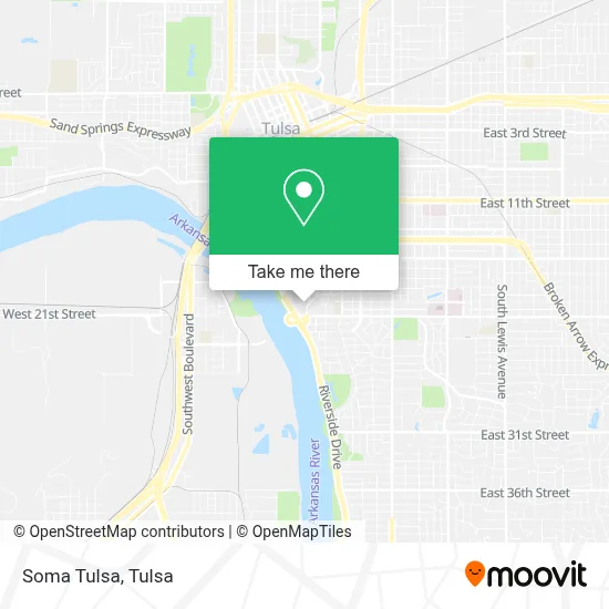 Soma Tulsa map